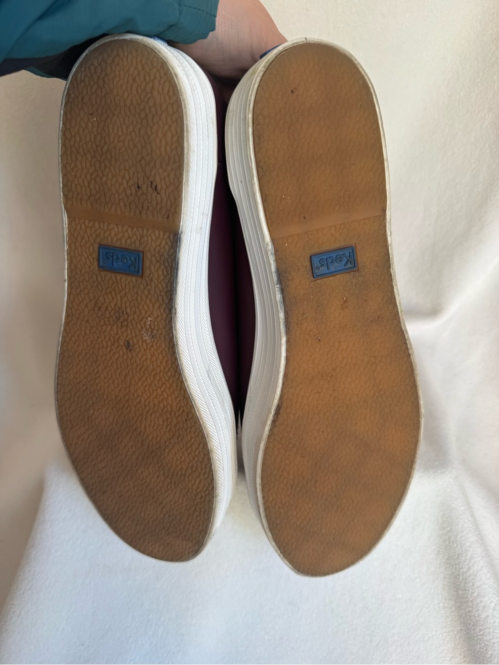 Keds Burgundy Leather Platform Sneakers Women’s 8.5 Wine - Picture 7 of 7